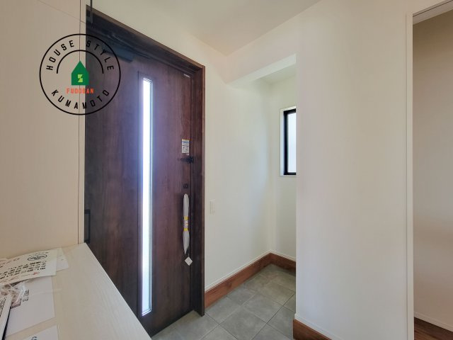 菊池郡菊陽町大字久保田第5-2棟（12号棟）　の防犯設備|二重ロックでしっかり防犯対策ができます。