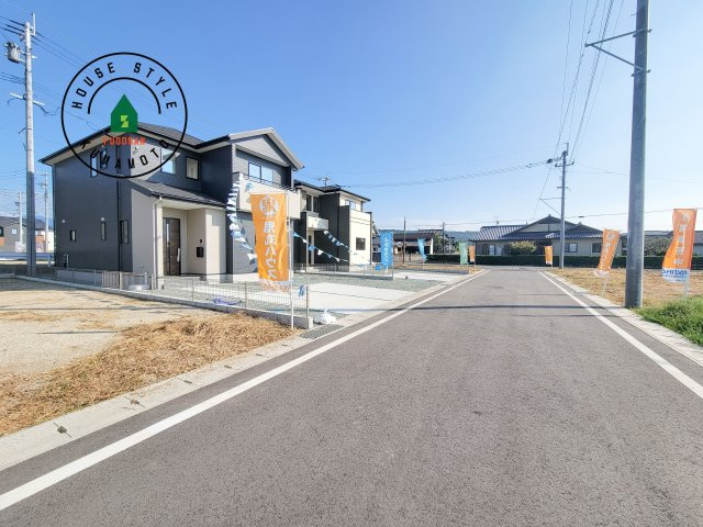 菊池郡菊陽町大字久保田第5-2棟（12号棟）　の前面道路含む現地写真|見学の時間などお気軽にお問い合わせ下さい。