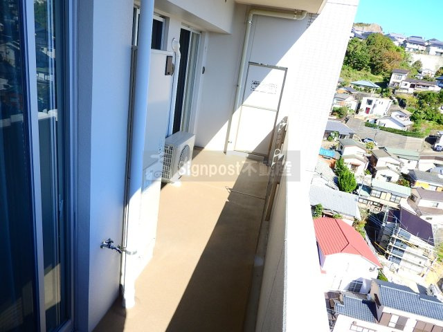エイルマンション住吉の杜のバルコニー