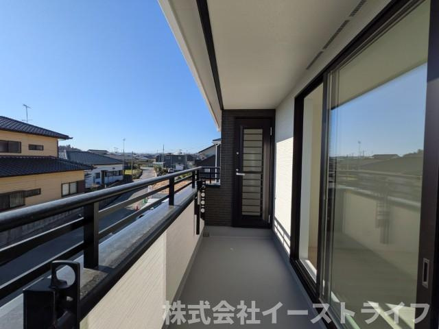 【新築戸建】　いわき市泉町下川3期5棟のバルコニー|4号棟写真