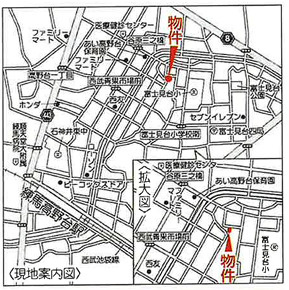 ＮＯＡＲＫ富士見台４丁目Ⅱの地図