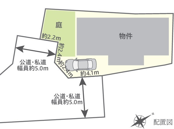 ◆価格改定◆リフォーム済み◆前田町 中古戸建 4480万円の区画図