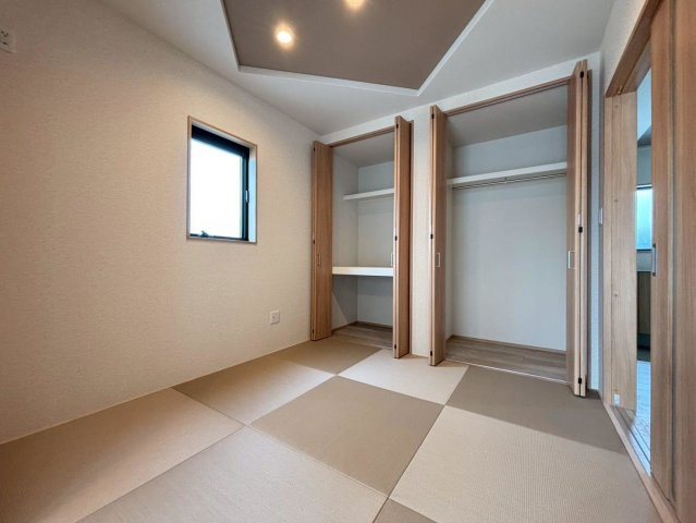 新築戸建　安八郡神戸　全5区画分譲の和室|一室あると便利な和室は、ご来客時はもちろん、お子様のお昼寝や遊び場、寝室としてもご利用いただけます