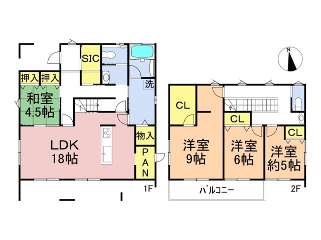 新築戸建　安八郡神戸　全5区画分譲の間取り|■A棟　■ヤマダ不動産　株式会社リライフ　
■夢のマイホーム購入をフルサポートします！
