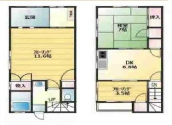 坂戸市千代田中古戸建の間取り