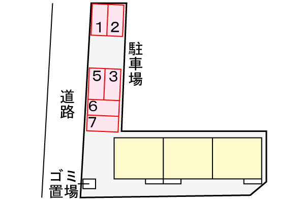 レジダンス・カメリアの区画図