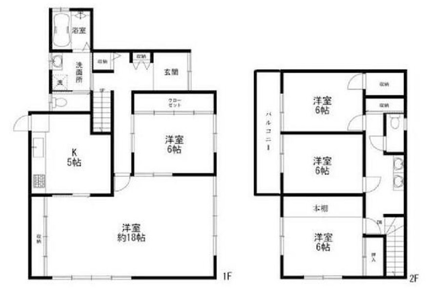 ■土地100坪超■吉田町 中古戸建 4220万円の間取り