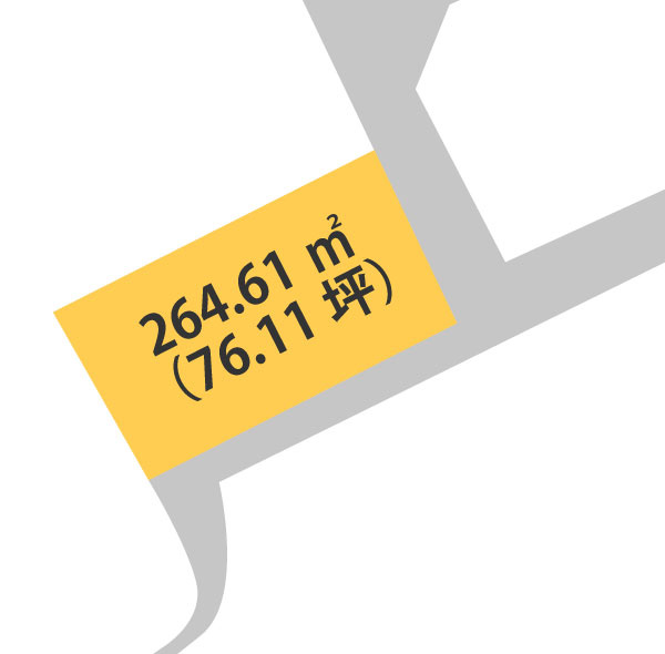 和歌山市毛見・土地・56921の区画図