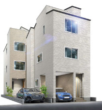 【外観パース】 | 墨田区太平１丁目の新築戸建