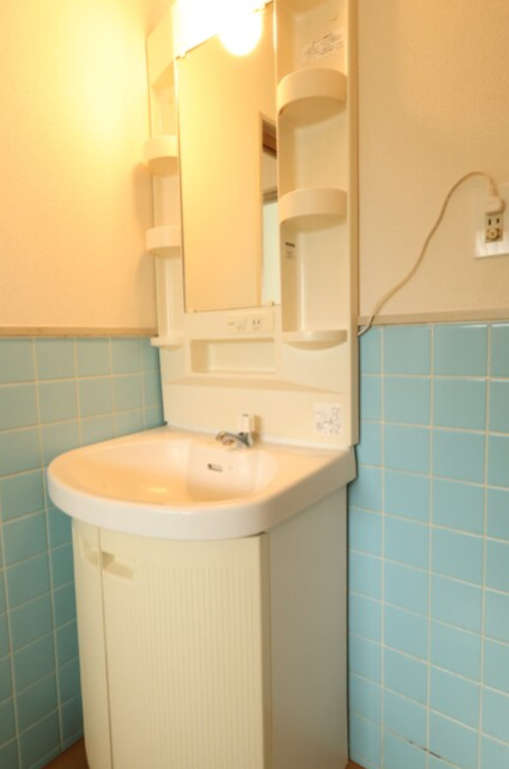 熊本市中央区帯山６丁目のアパートの洗面所