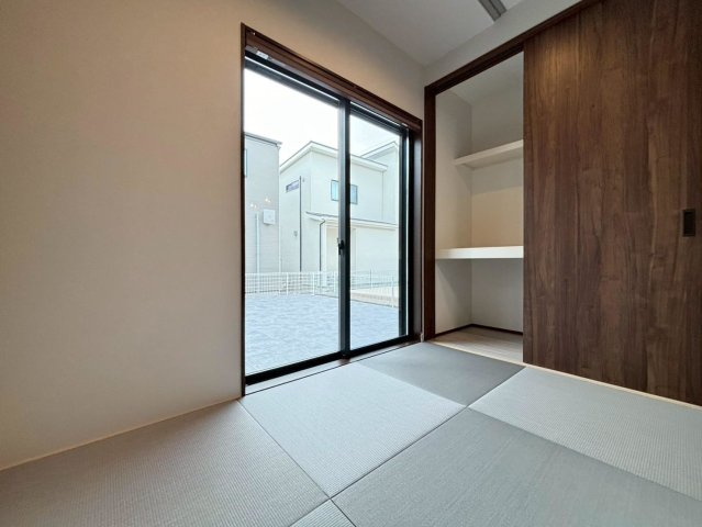 新築戸建　安八郡神戸　全5区画分譲の和室|一室あると便利な和室は、ご来客時はもちろん、お子様のお昼寝や遊び場、寝室としてもご利用いただけます