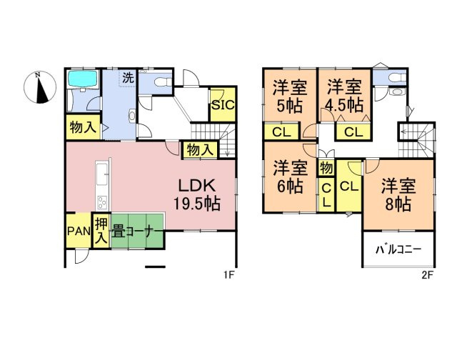 新築戸建　安八郡神戸　全5区画分譲の間取り|■B棟　■ヤマダ不動産　株式会社リライフ　
■夢のマイホーム購入をフルサポートします！