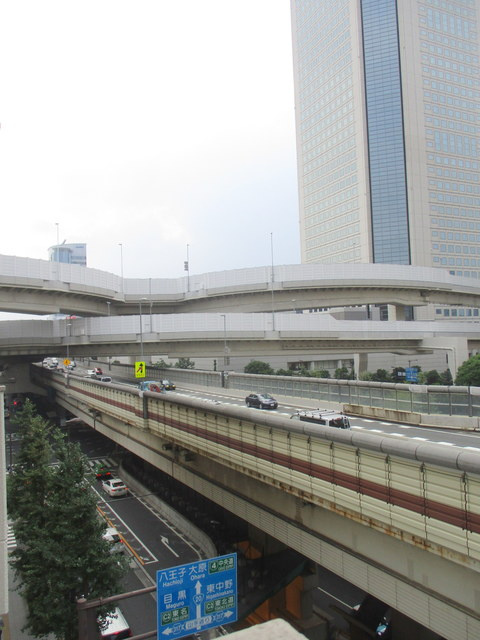 キャッスル新宿の展望|バルコニーからの景色。