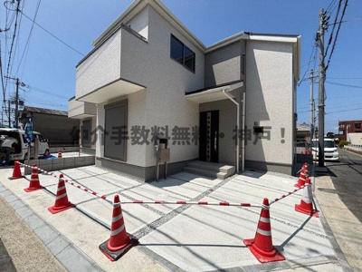【外観】 | 神戸市西区玉津町上池　新築戸建1号棟　仲介手数料無料！ | 西区玉津町上池　新築1号棟　仲介手数料無料！