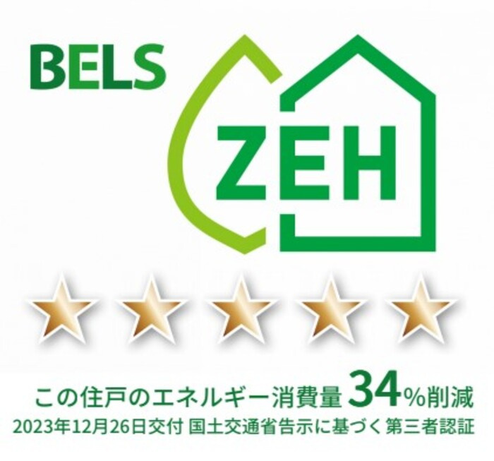 （仮称）中葛西5丁目プロジェクトの省エネ性能ラベル