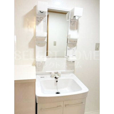 【独立洗面台】 | マンション大磯 | 独立洗面化粧台付き