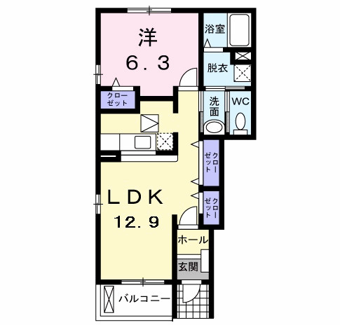 アヴニールXⅢの間取り