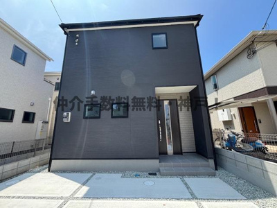 【外観】 | 神戸市西区玉津町上池　新築戸建3号棟　仲介手数料無料！ | 外はこのようになっています