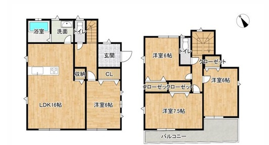 【間取り】 | 佐倉市江原台１丁目
