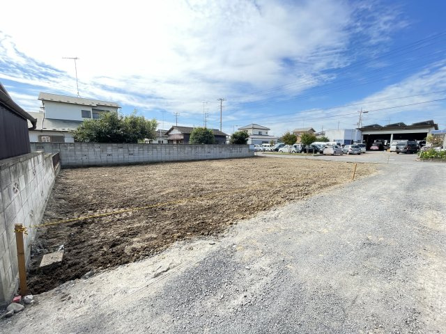 売地・住宅用地　太田市安良岡町　建築条件なし　北の杜学園の外観|私道持ち分があります！