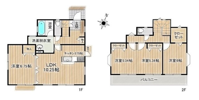 入間市鍵山2丁目　中古一戸建　～可変性のある間取り～