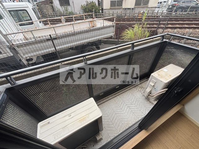 ドリーム5　C棟のバルコニー|ドリーム5（柏原市　安堂駅　柏原駅）