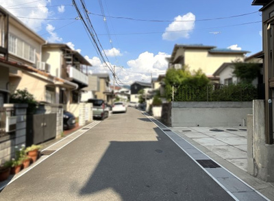 【前面道路含む現地写真】 | 宇治市宇治野神　中古戸建
