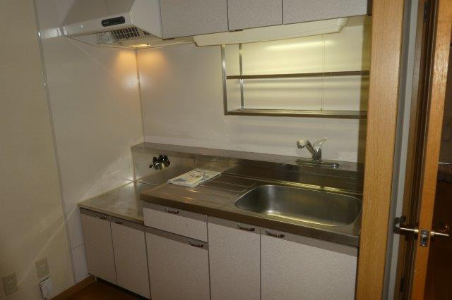 総社市井尻野の賃貸マンションのキッチン