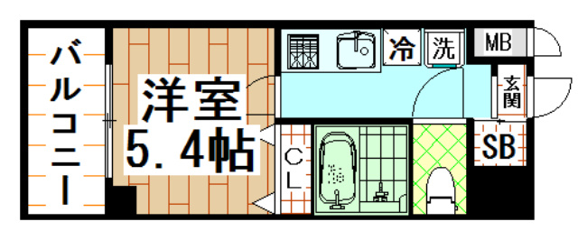 ラピーヌ近大前  近畿大学  一人暮らしの間取り