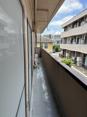 多田ハイツのバルコニー