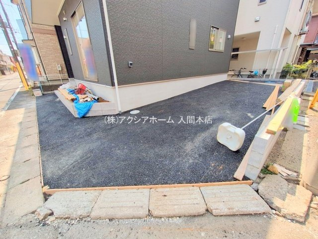 入間市東藤沢5丁目・全1棟　新築一戸建　の駐車場|現地写真（2025年7月23日撮影）