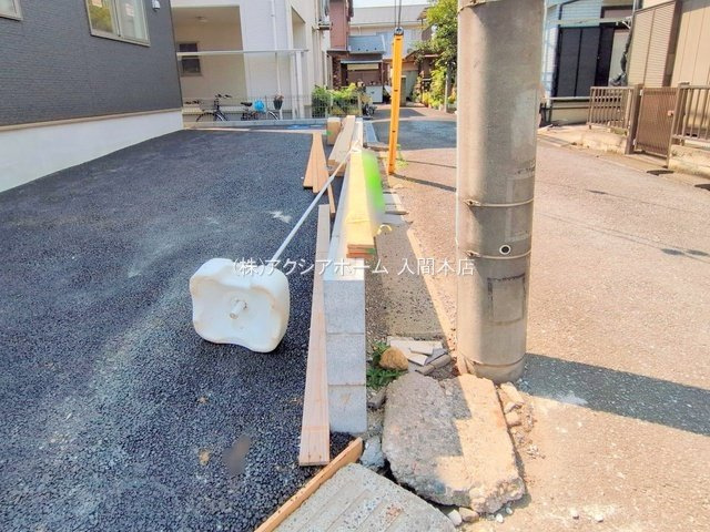 入間市東藤沢5丁目・全1棟　新築一戸建　の前面道路含む現地写真|現地写真（2025年7月23日撮影）