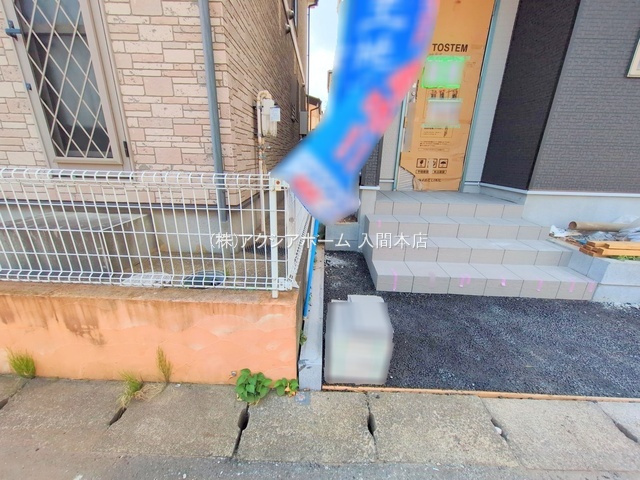 入間市東藤沢5丁目・全1棟　新築一戸建　のエントランス|現地写真（2025年7月23日撮影）