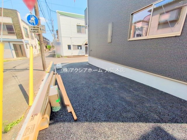 入間市東藤沢5丁目・全1棟　新築一戸建　の駐車場|現地写真（2025年7月23日撮影）
