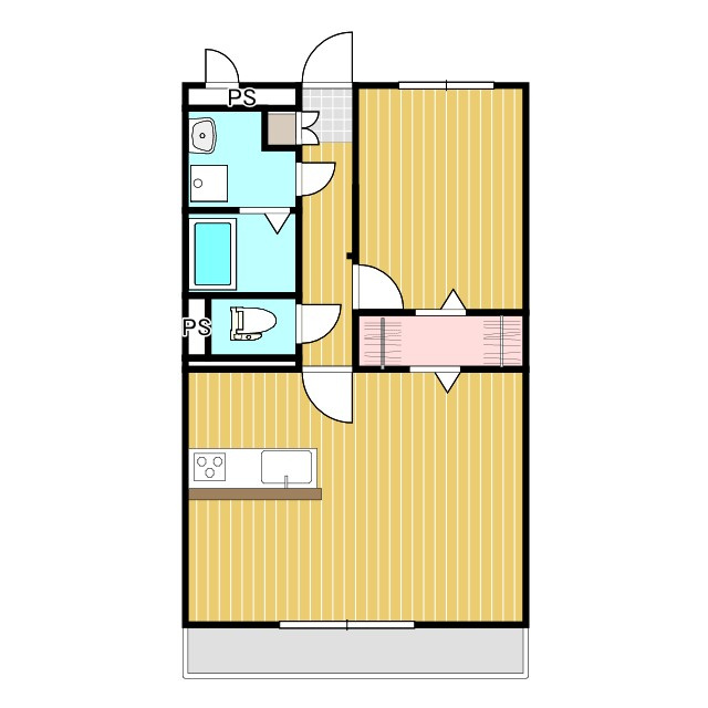 サンシャイン久米の間取り