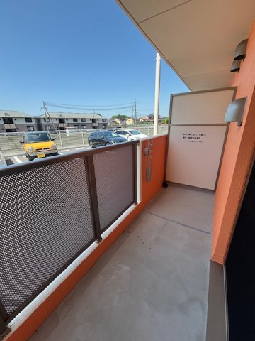サンシャイン久米のバルコニー