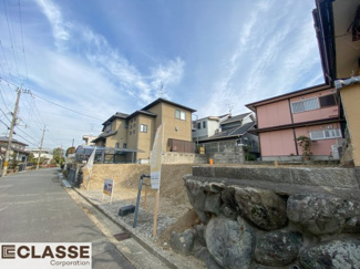 【前面道路含む現地写真】 | 宇治市南陵町1丁目　売土地　建築条件付き