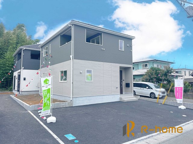 ひたちなか市堀口第2　新築戸建て　1号棟の外観|ご予約を頂ければ、『平日』はもちろん『早朝』や『夜間』もご見学可能です♪お気軽にお申し付けください♪