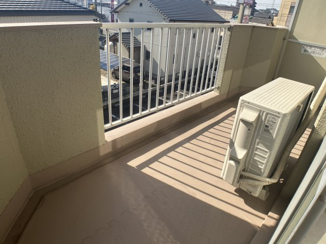 コスモハイツのバルコニー