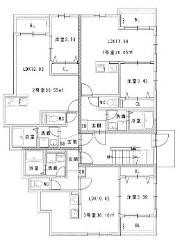 【間取り】 | メゾンクレール南福岡駅前　★プライスホームなら仲介手数料が割引価格です！★