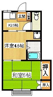 よろこび荘の間取り