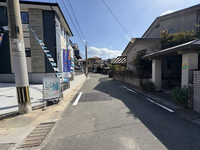 【その他】 | 春日市白水ヶ丘2丁目3期　3号棟（全3棟）【仲介手数料無料・0円】 | 現地写真。前面道路です。