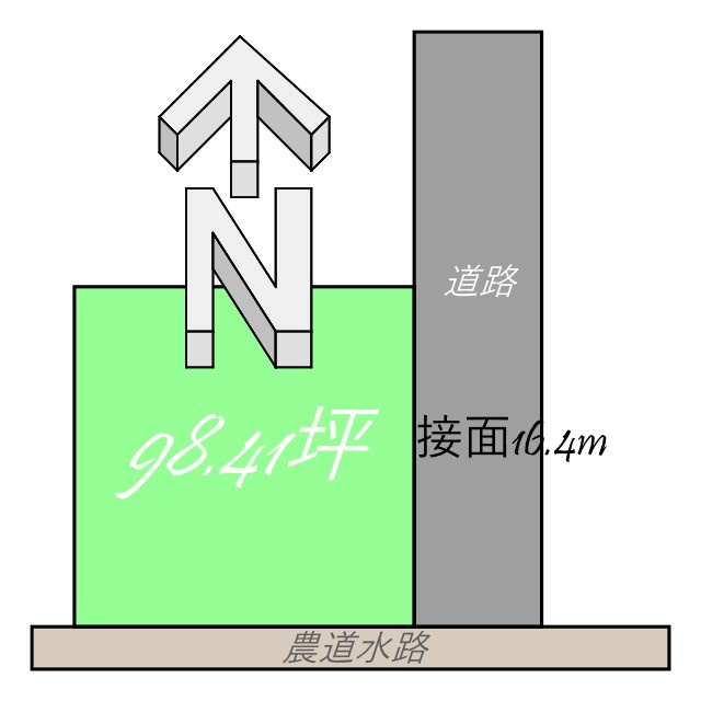 余戸東5丁目のおトチ　松山市余戸東5丁目売土地の土地図