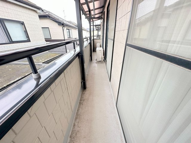 三郷市彦糸1丁目　中古戸建のバルコニー|広いバルコニーです