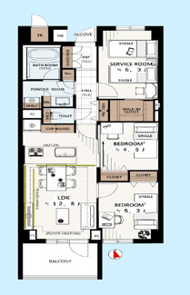 【間取り】 | オープンレジデンシア表参道ＥＡＳＴ