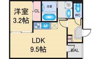 【間取り】 | ハーモニーテラス八番Ⅲ | 略図の為、現状優先