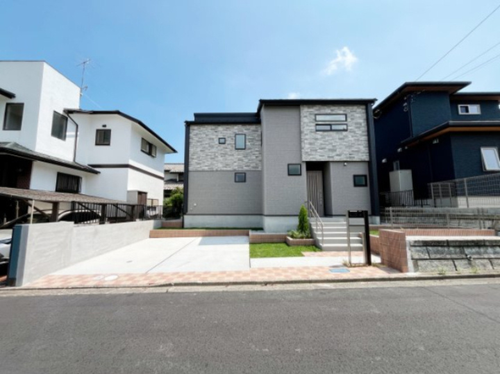 祝　成約済み　八王子　北野台　新築戸建ての外観|～仲介手数料無料☆八王子ひなた不動産～八王子市北野台　新築戸建て