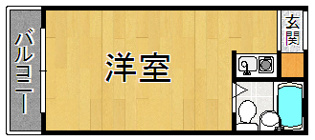 ダイドーメゾン苦楽園の間取り