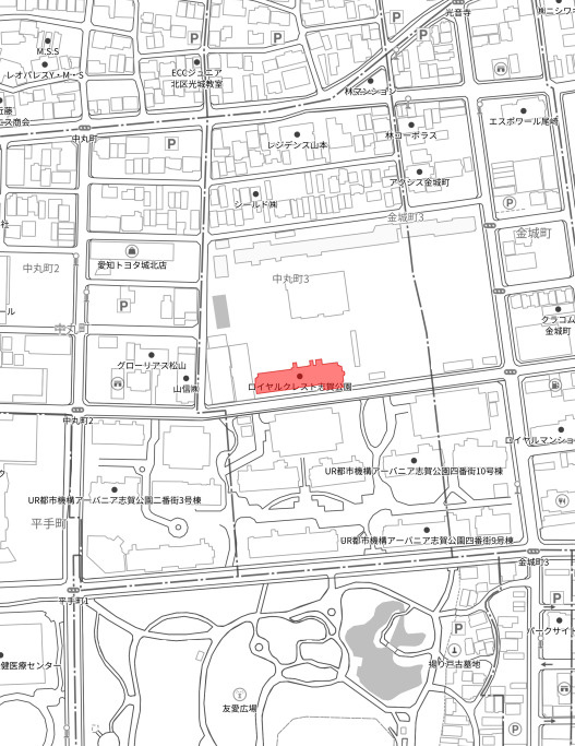 ロイヤルクレスト志賀公園の地図