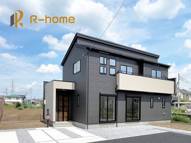小山市雨ケ谷新田　新築戸建て　2号棟の外観|ご予約を頂ければ、『平日』はもちろん『早朝』や『夜間』もご見学可能です♪お気軽にお申し付けください♪